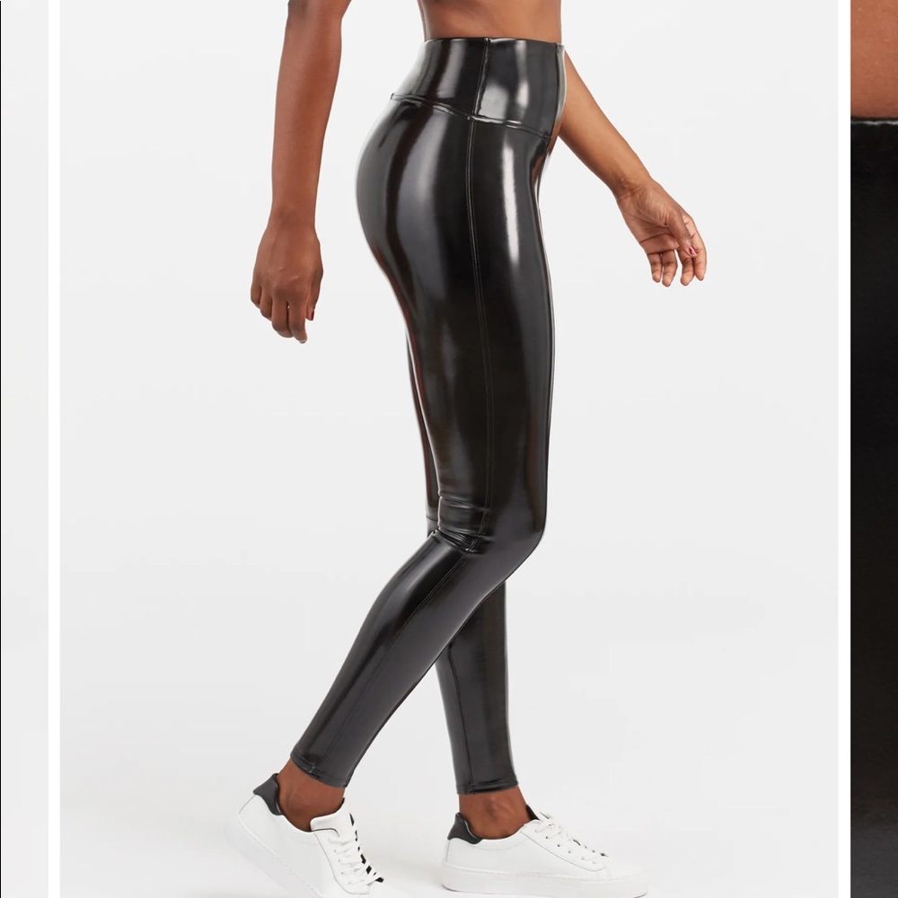 SPANX patent leather pants